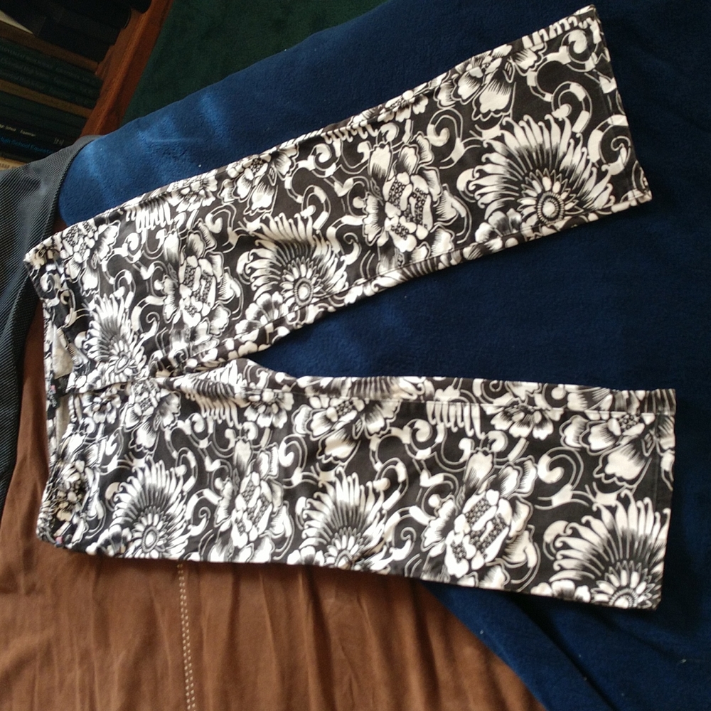 Fun print Ralph Lauren Polo Capri jeans